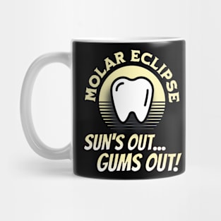 Funny Dentist Eclipse Astronomy Dental Student Design Mug